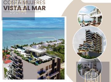 Departamento · 91m² · 1 Recámara · 1 Estacionamiento · Departamento, Vista Al Mar, Costa Mujeres