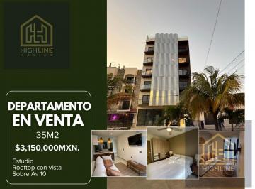 Departamento · 35m² · 1 Recámara · Departamento en Playa del Carmen - Entrega Inmediata - Av 10