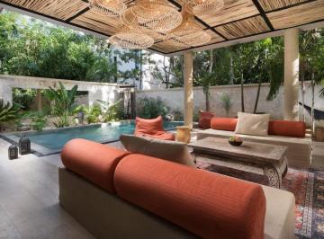 Villa · 375m² · 2 Estacionamientos · Villa Exclusiva, 4 Recámaras, Amueblada en La Privada, Aldea Zama