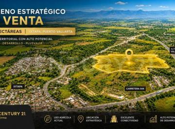 Terreno / Lote · 35400m² · Terreno en Venta en Ixtapa, Puerto Vallarta | La Reserva Ixtapa 3.54 Ha