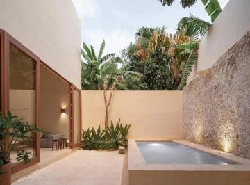 Casa en condominio · 266m² · 3 Recámaras · 2 Estacionamientos · Renta Hermosa Villa 3 Recamaras Amueblada y Equipadad, Privada Barrio Santa Ana Centro Merida