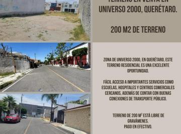 Terreno / Lote , Querétaro · Terreno de 200 m² en Venta en Universo 200