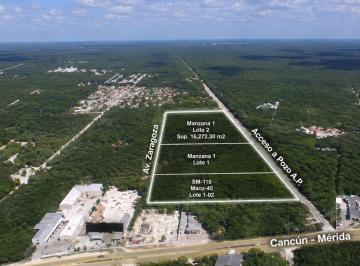 Terreno / Lote · 16272m² · Venta de Terreno en Cancún Sm 117
