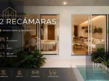 Departamento · 60m² · 2 Recámaras · Departamento en Venta de 2 Recámaras con Ciclopuerto y Áreas Verdes