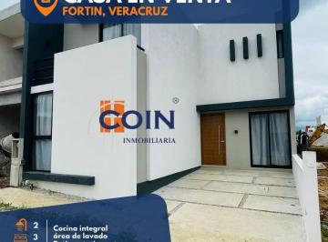 Casa de 3 habitaciones, Fortín · Casa Nueva en Venta Fracc. Cerrado