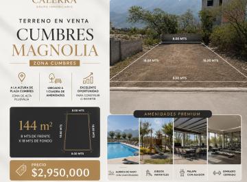 Terreno / Lote , Monterrey · Terreno en Cumbres Magnolia, Zona de Alta Plusvalia