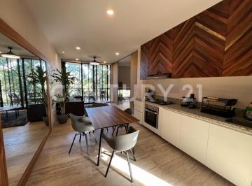 Departamento · 62m² · 1 Recámara · 1 Estacionamiento · Departamento Amueblado en Venta Living The Noom - Residencial Campestre, Cancún