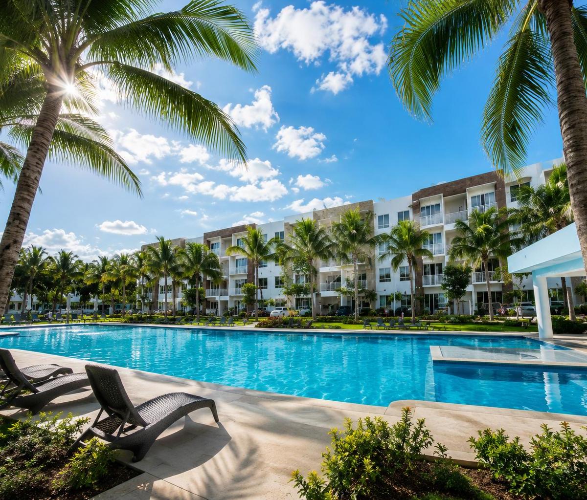 Departamento de 3 Recamaras con Amenidades en Playa del Carmen.