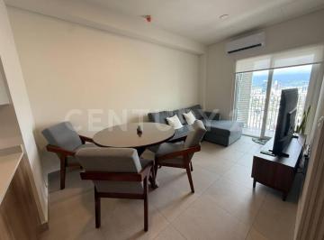 Departamento · 77m² · 2 Recámaras · 2 Estacionamientos · Departamento en Renta Amueblado en Torre Mirall, Chepevera Monterrey Nl