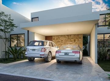 Casa · 181m² · 3 Recámaras · 2 Estacionamientos · Venta de Casa en Privada Residencial en Merida, Yucatan