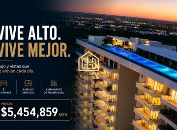 Departamento · 143m² · 3 Recámaras · 2 Estacionamientos · Departamento en Venta en Cancún 3 Recamaras con Roofgarden y Coworking