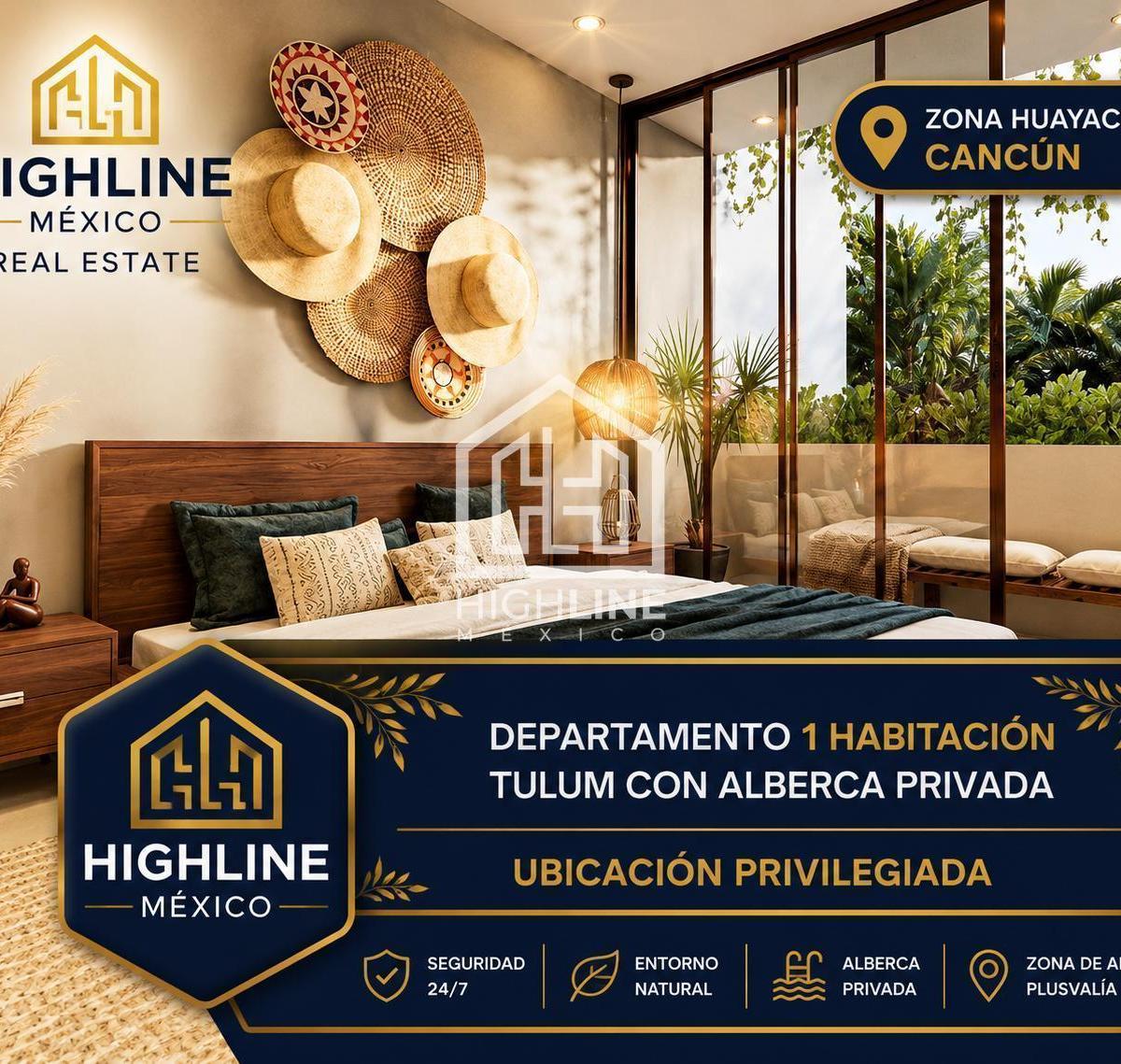 Apartment for Sale in Tulum, 1 Bedroom with Private Pool