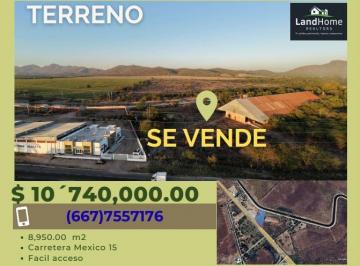 Terreno / Lote , Culiacán · Terreno Rustico a Orilla y Nivel de Carretera
