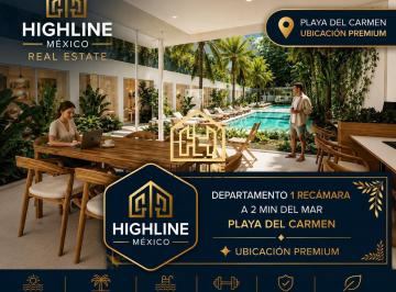 Departamento · 60m² · 2 Recámaras · Departamento en Venta en Tulum 2 Habitaciones con Fire Pit