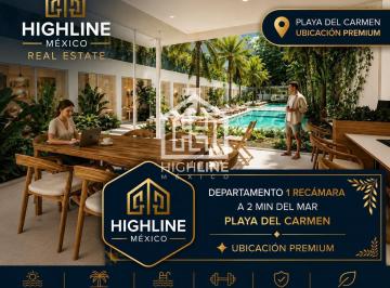 Departamento · 60m² · 2 Recámaras · Departamento en Venta en Tulum 2 Habitaciones con Fire Pit