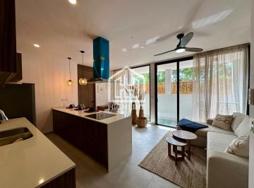 Departamento · 74m² · 2 Recámaras · 1 Estacionamiento · Departamento 2 Recámaras Lock - Off con Plunge Pool en Tulum. Entrega Inmediata. Rooftop, Cowork, Gym.