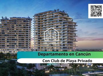 Departamento · 71m² · 1 Recámara · 1 Estacionamiento · Penthouse en Venta en Cancun de 1 Habitación con Club de Playa Privado