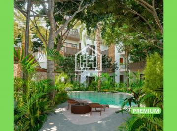 Departamento · 88m² · 1 Recámara · 1 Estacionamiento · Penthouse con Rooftop y Terraza. Tulum, Región 15. Amueblado y Equipado. Financiamiento a 60 Meses