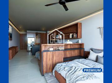 Departamento · 55m² · 1 Recámara · 1 Estacionamiento · Departamento Tipo Estudio con Terraza en Venta. Puerto Morelos. Rooftop, Gym y Alberca.