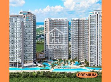 Departamento · 58m² · 1 Recámara · 1 Estacionamiento · Departamento de 1 Recámara con Terraza en Cancún. Jacuzzi, Gym, Albercas. Ideal Para Airbnb