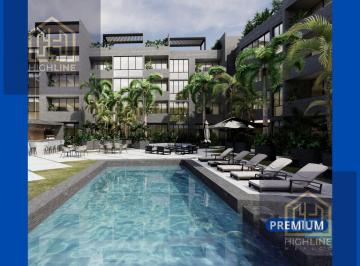 Departamento · 87m² · 1 Recámara · 1 Estacionamiento · Departamento con Terraza y Jacuzzi Privado en Venta. Playa del Carmen. Preventa