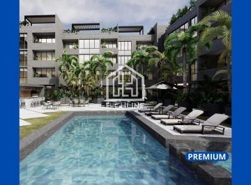 Departamento · 87m² · 1 Recámara · 1 Estacionamiento · Departamento con Terraza y Jacuzzi Privado en Venta. Playa del Carmen. Preventa