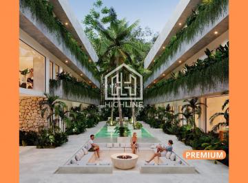 Departamento · 60m² · 2 Recámaras · 2 Estacionamientos · Departamento de 2 Recámaras Lock Off en Tulum. Alberca, Lavandería, Gym. Ideal Para Airbnb