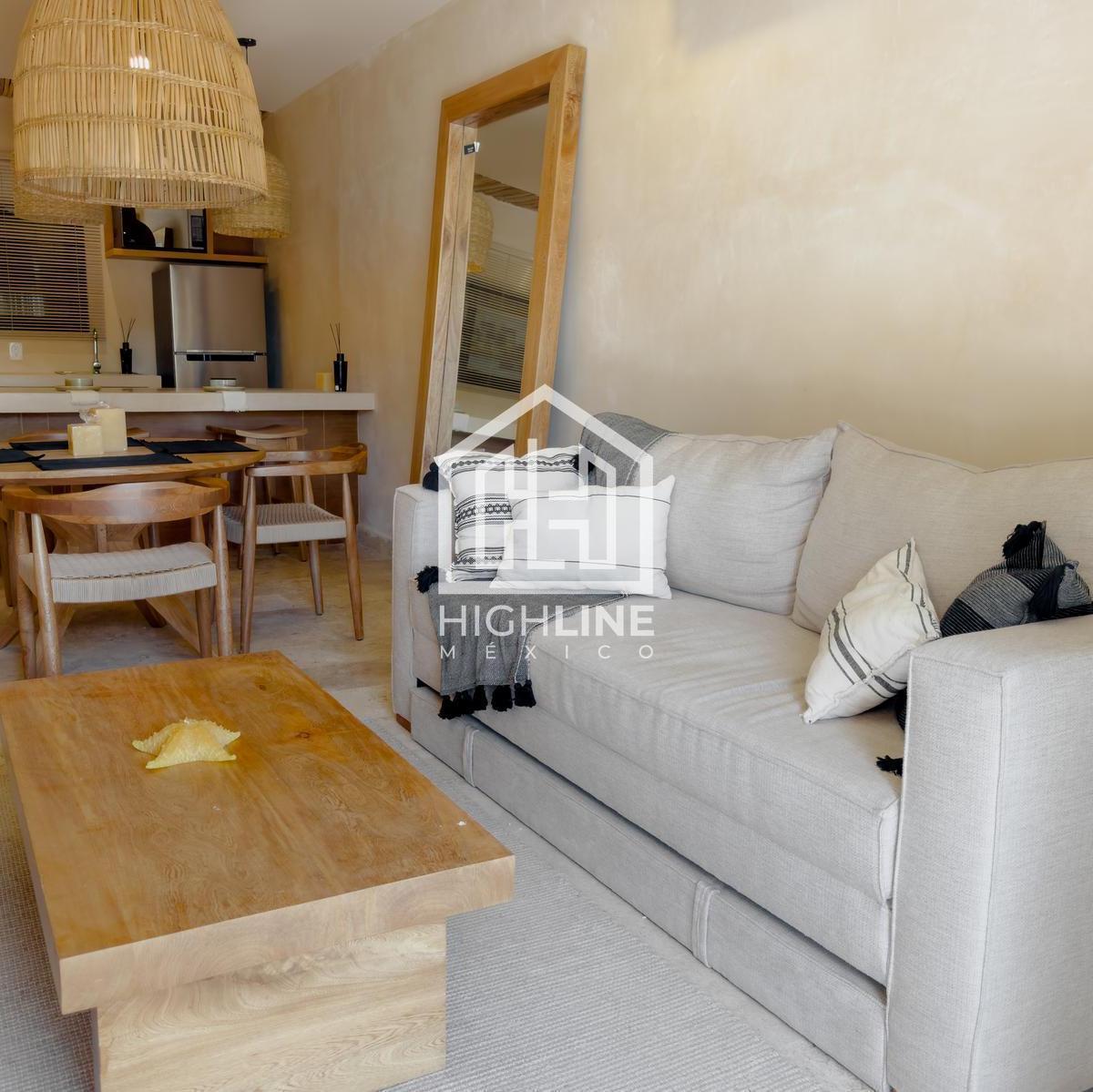Apartment with Plunge Pool and Private Terrace. Fully Furnished and Equipped. Tulum. Direct Financing