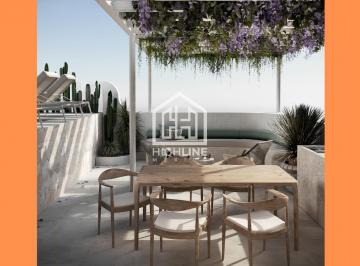 Departamento · 90m² · 2 Recámaras · 1 Estacionamiento · Departamento de 2 Habitaciones con Balcón en Playa del Carmen. Rooftop, Alberca, Coworking
