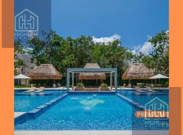 Departamento · 168m² · 1 Recámara · 1 Estacionamiento · Penthouse en Puerto Morelos, Más de 30 Amenidades. Entrega Inmediata. Ideal Para Airbnb.