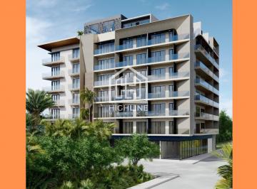 Departamento · 144m² · 2 Recámaras · 2 Estacionamientos · Departamento 2 Recámaras con Balcón en Playa del Carmen. Rooftop, Alberca, Gym. Ideal Para Airbnb