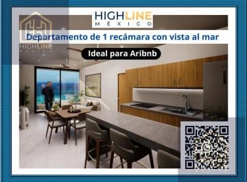 Departamento · 60m² · 1 Recámara · Departamento 1 Recámara con Vista Al Mar. a 3 Minutos de La Playa. Aprovecha Precio de Preventa.