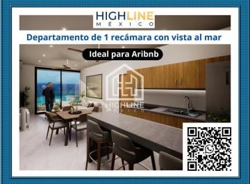 Departamento · 60m² · 1 Recámara · Departamento 1 Recámara con Vista Al Mar. a 3 Minutos de La Playa. Aprovecha Precio de Preventa.