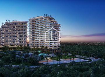 Departamento · 112m² · 2 Recámaras · 2 Estacionamientos · Departamento 2 Recámaras Den con Terraza. Vista Al Mar y Laguna en Cancún. 50 Amenidades de Lujo.