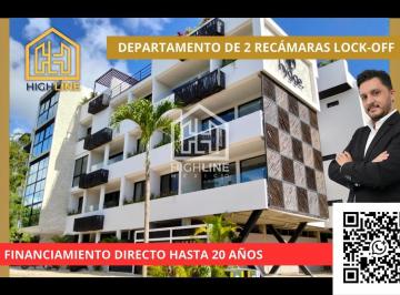 ENTREGA INMEDIATA · Departamento de 2 Recámaras Lock - Off. Plungepool Privada. Financiamiento Directo. Entrega Inmediata.