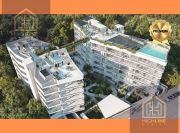 Departamento · 89m² · 2 Recámaras · 1 Estacionamiento · Departamento de 2 Recámaras con Terraza en Playa del Carmen. Rooftop, Alberca, Petpark.