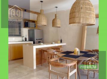 Departamento · 41m² · 1 Recámara · 1 Estacionamiento · Departamento en Venta en Tulum. Terraza con Plungepool. Equipado y Amueblado Financiamiento Directo