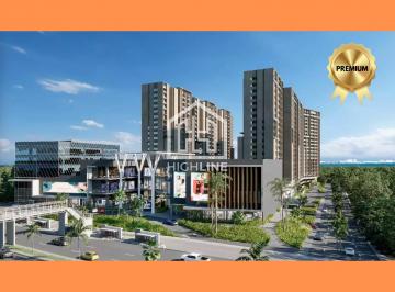 Departamento · 55m² · 1 Recámara · 1 Estacionamiento · Departamento de 1 Recámara con Balcón en Cancún. Cine, Alberca, Coworking. Sportbar. Preventa.