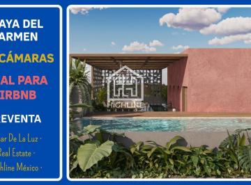 Departamento · 105m² · 2 Recámaras · 1 Estacionamiento · Departamento de 2 Recámaras con Terraza en Playa del Carmen, Rooftop, Sky Bar y Alberca.