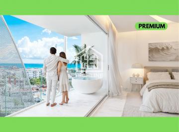Departamento · 100m² · 3 Recámaras · 3 - Bedroom Penthouse. Terrace With Jacuzzi And Ocean View. Playa del Carmen. Rooftop, Pool, Gym.