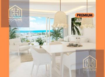 Departamento · 100m² · 3 Recámaras · Penthouse 3 Habitaciones. Terraza con Jacuzzi y Vista Al Mar. Playa del Carmen. Rooftop, Alberca.