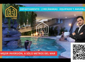 IDEAL PARA AIRBNB · Departamento 2 Recámaras Lock Off con Jacuzzi y Alberca Privada, Equipado y Amoblado. Tulum. Prevent