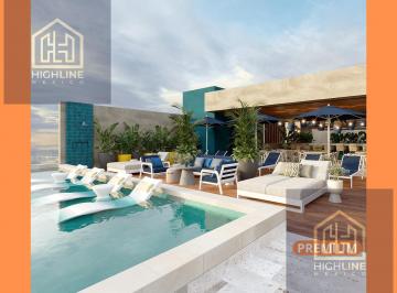 Departamento · 41m² · 1 Recámara · 1 Estacionamiento · Departamento Tipo Estudio con Balcón en Venta. Playa del Carmen. Alberca, Gym, Jacuzzi.