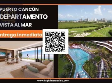 LUJO Y EXCLUSIVIDAD · Exclusivo Departamento de 2 Recámaras con Terraza y Vista Al Mar. Puerto Cancún. Amenidades Premium
