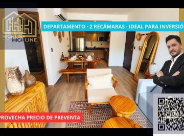 PREVENTA · Oportunidad de Preventa. departamento de 3 Recámaras con Terraza. Cocina Equipada, A/a y Closets.
