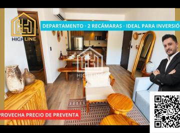 PREVENTA · Oportunidad de Preventa. departamento de 3 Recámaras con Terraza. Cocina Equipada, A/a y Closets.