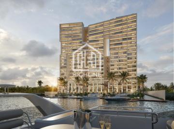 Departamento · 141m² · 2 Recámaras · 1 Estacionamiento · Inversión Segura! Departamento 2 Recámaras con Terraza, Vista Al Mar y Laguna. Puerto Cancún.