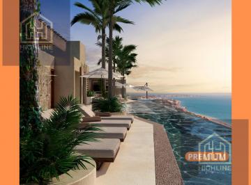 Departamento · 53m² · 1 Recámara · 1 Estacionamiento · Departamento de 1 Habitación con Terraza en Venta. Puerto Morelos. Rooftop con Vista Al Mar