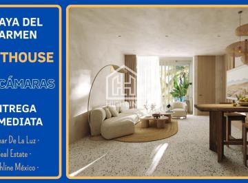 Departamento · 97m² · 2 Recámaras · 1 Estacionamiento · Penthouse en Venta de 1 Recámara en Centro de Playa del Carmen. Ideal Para Airbnb.