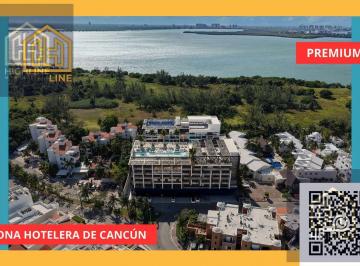 Departamento · 92m² · 1 Recámara · 1 Estacionamiento · Departamento de Lujo en Zona Hotelera de Cancún, 1 Recámara con Terraza y Vista Al Mar.